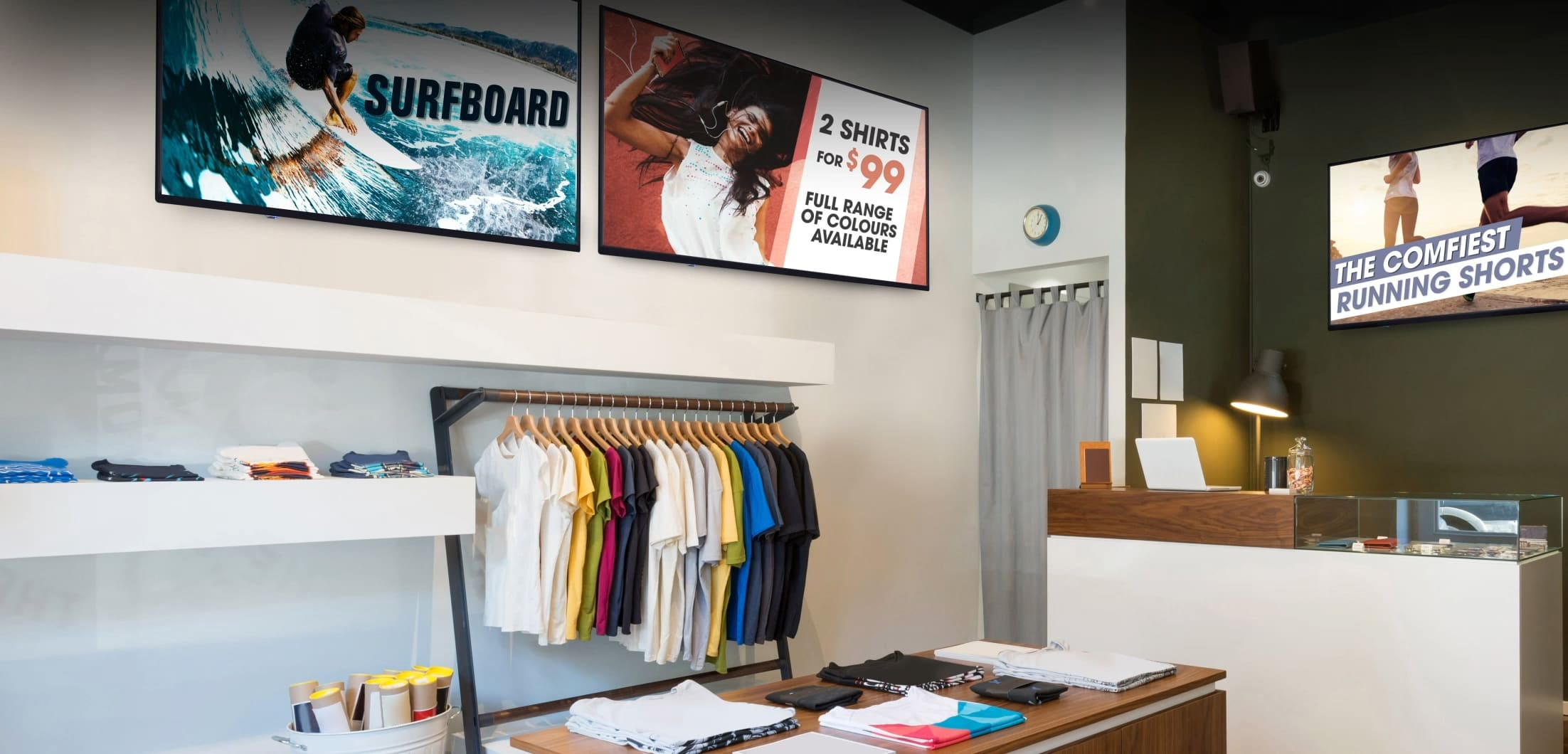 Viddi Digital Signage Multi Screen Fashion Retail