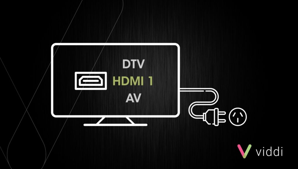 Viddi Digital Signage Plug Viddi In Select HDMI1